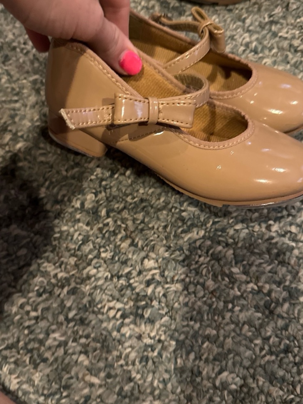 Weissman Girls Tan Tap Dance shoes